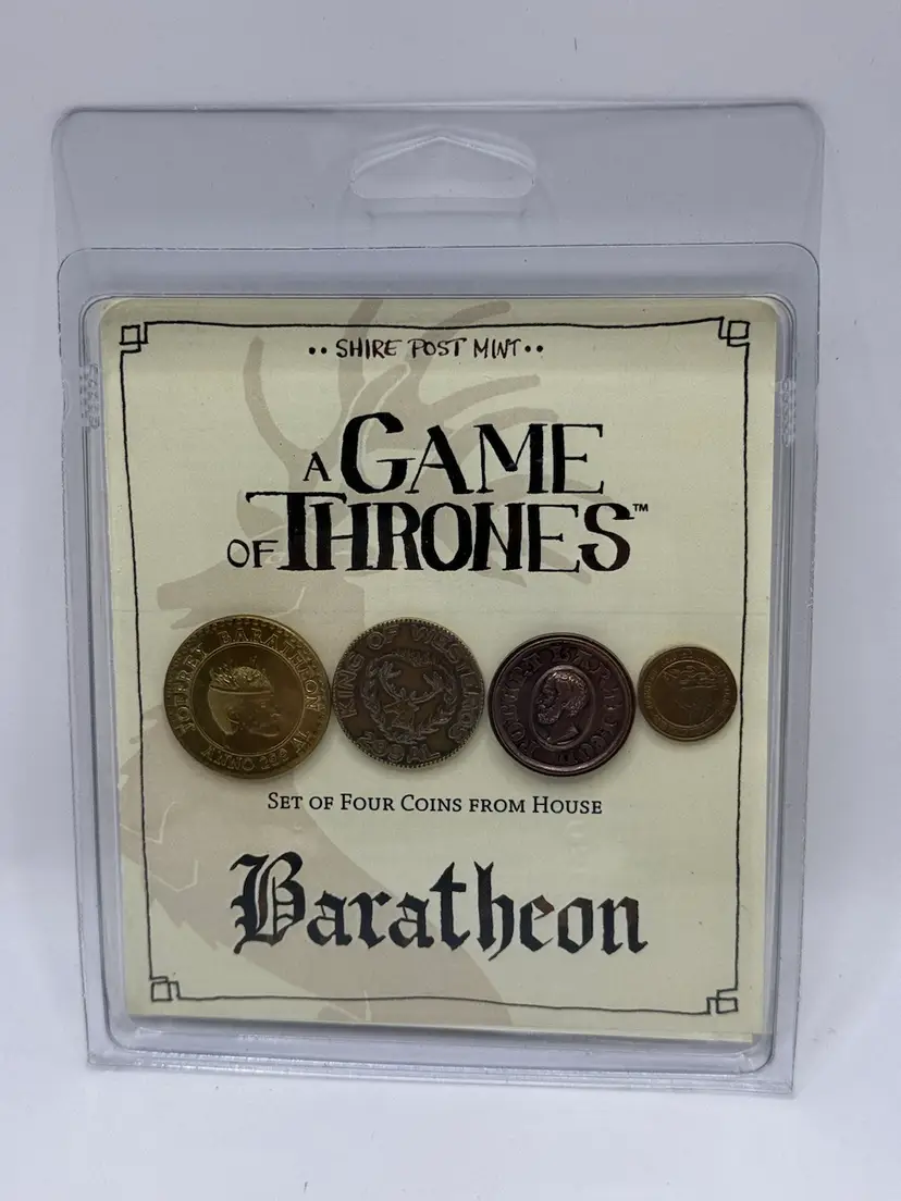 Official Game of Thrones Coin Collection House Baratheon Shire Mint  - NIP