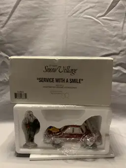 The Department 56 Snow Village Service With A Smile #54865 Christmas