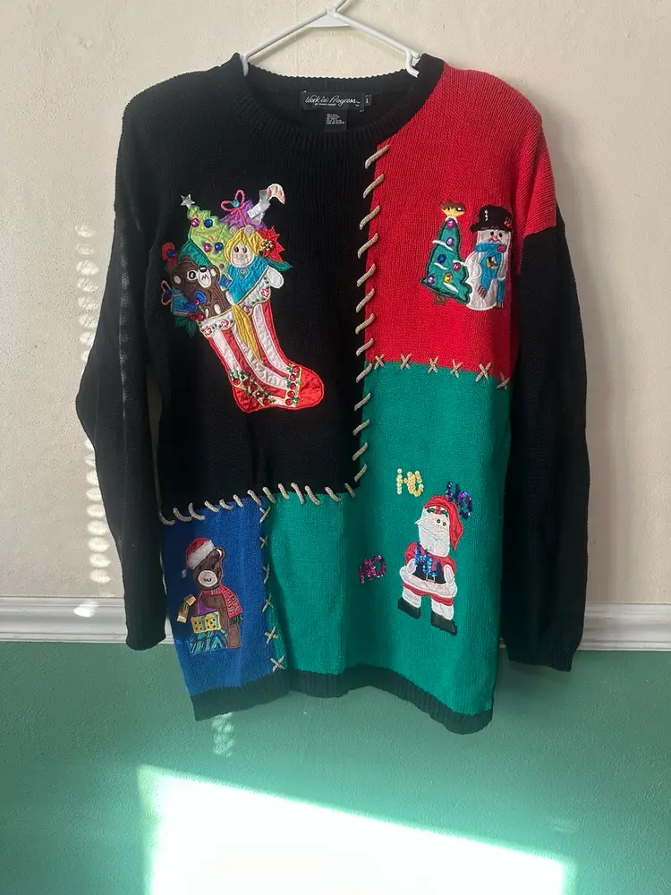 Vintage Holiday Sweater Size L