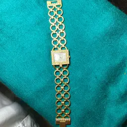 Elizabeth Taylor Gold Tone Quartz Watch