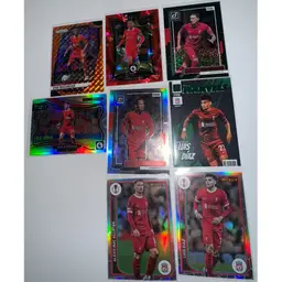 Soccer 8 Card Liverpool Lot