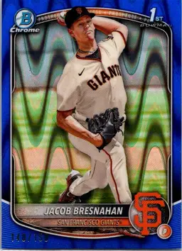 2023 Bowman Chrome Jacob Bresnahan 1st Bowman #140/150