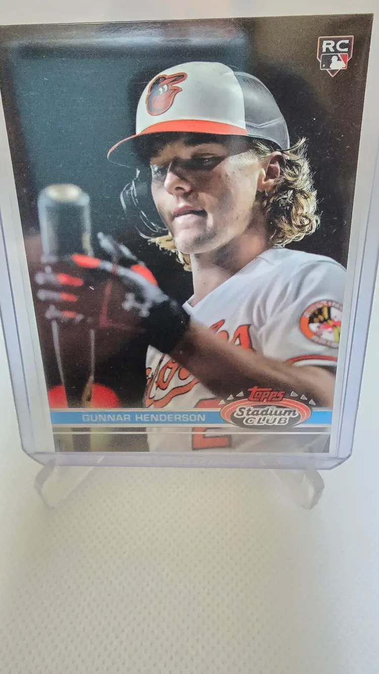 2023 Topps Stadium Club Gunnar Henderson RC 1991 Design Variation 1991