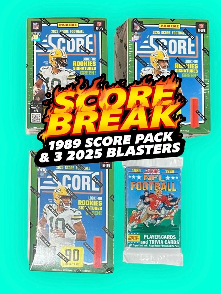 Football Break - 2025 Score Blasters Plus 1989 Score pack
