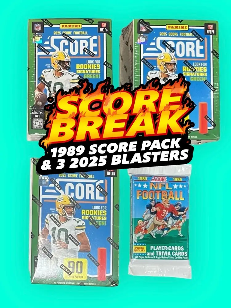 Football Break - 2025 Score Blasters Plus 1989 Score pack