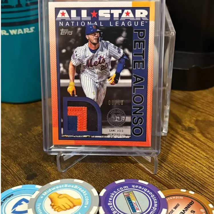 2025 Topps Series 2 Pete Alonso 1990 All Star relic /10