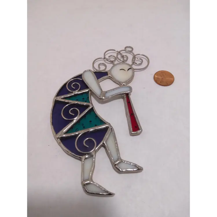 Stained Glass Kokopelli
