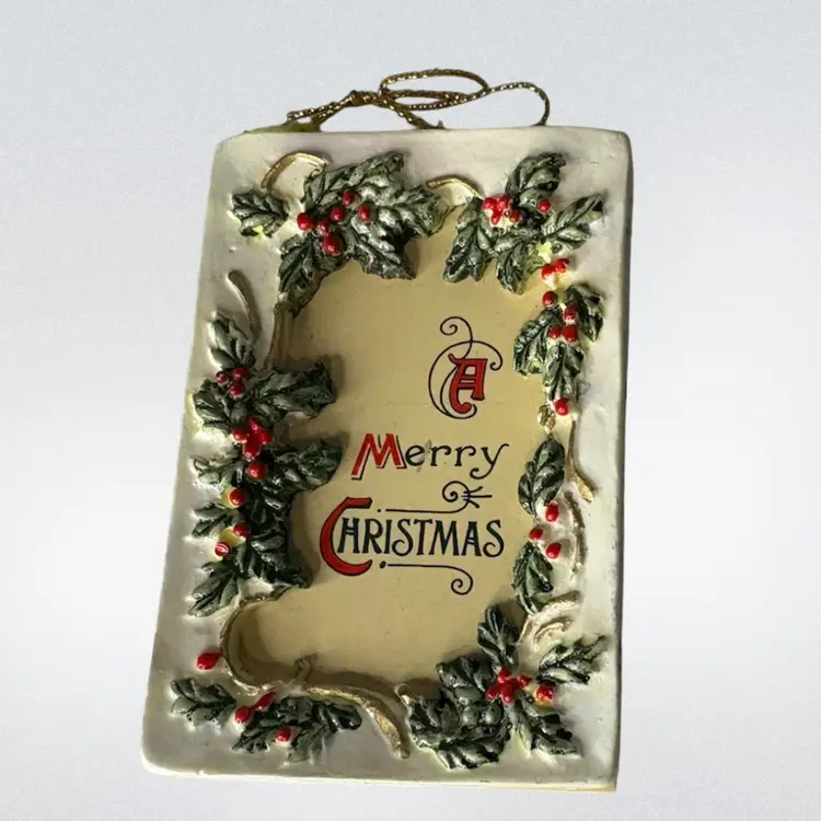 Lot of Mini Wood Handmade/Hand Painted Ornaments and 2 Mini Picture Frames