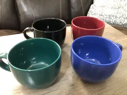 Set Of Four Large Mugs