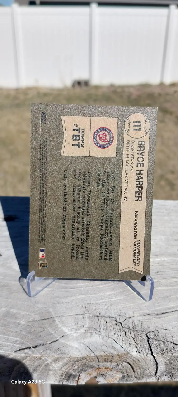 2018 Topps Throwback Thursday Set 18 MLB Stars And Their Nationalities Bryce Harper United States