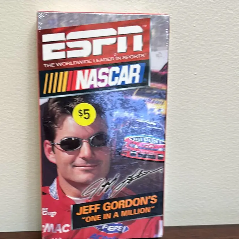 Jeff Gordon’s “One In A Million” VHS New NASCAR