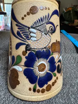 Vintage Unique Risqué Tonala Pottery Mug