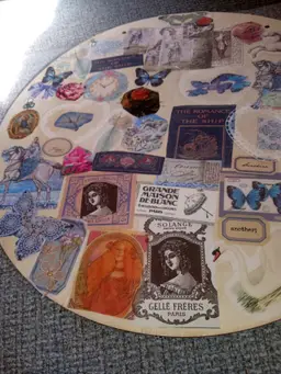 Vintage-Inspired Collage Art