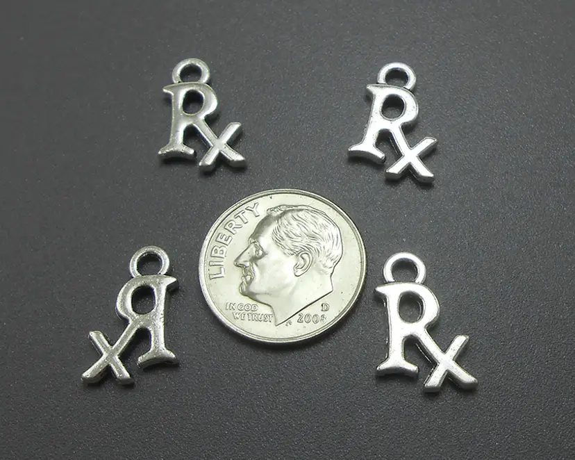 20pcs Rx Prescription Pharmacy Charms #BC117