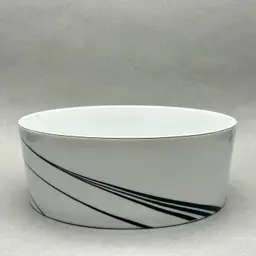 Vintage Block Spal "White Pearl" Casserole Dish Jack Prince Modernist Serving Bowl, Jewels Collection