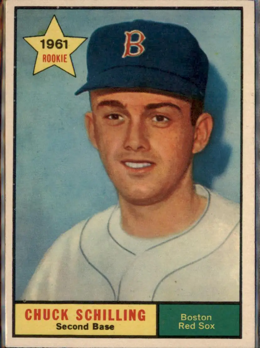 1961 Topps #499 Chuck Schilling - ( ) - Boston Red Sox