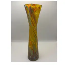 Splash Art Glass Vase
