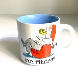 Mr. Fitness mug / Father's Day gift / vintage Father's Day / gift for Dad