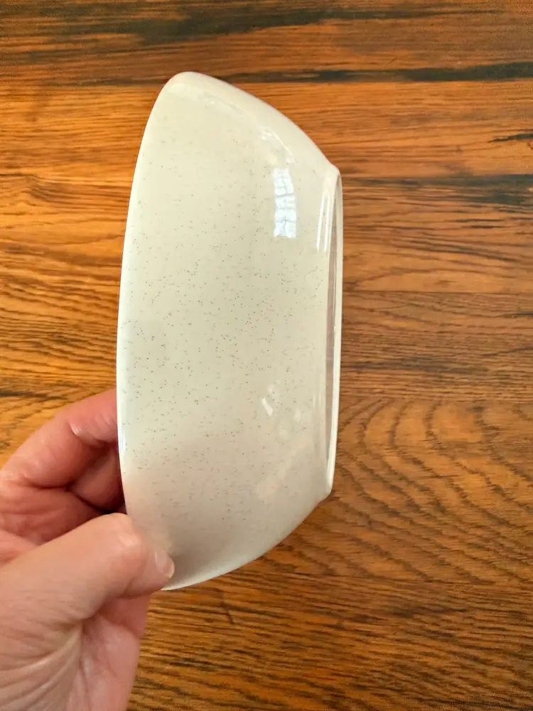 Vintage Franciscan Starburst Oval Serving Bowl – Mid Century Modern Atomic Starburst Earthenware – Blue Aqua MCM Vegetable Bowl – 1950s Franciscan USA