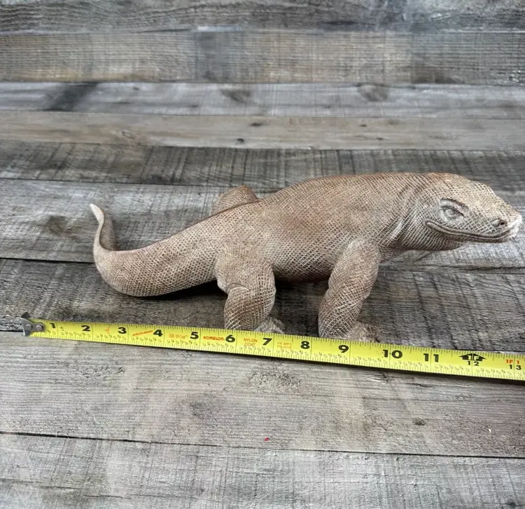 Vintage Kimodo Dragon Sculpture Decor
Carved Figure