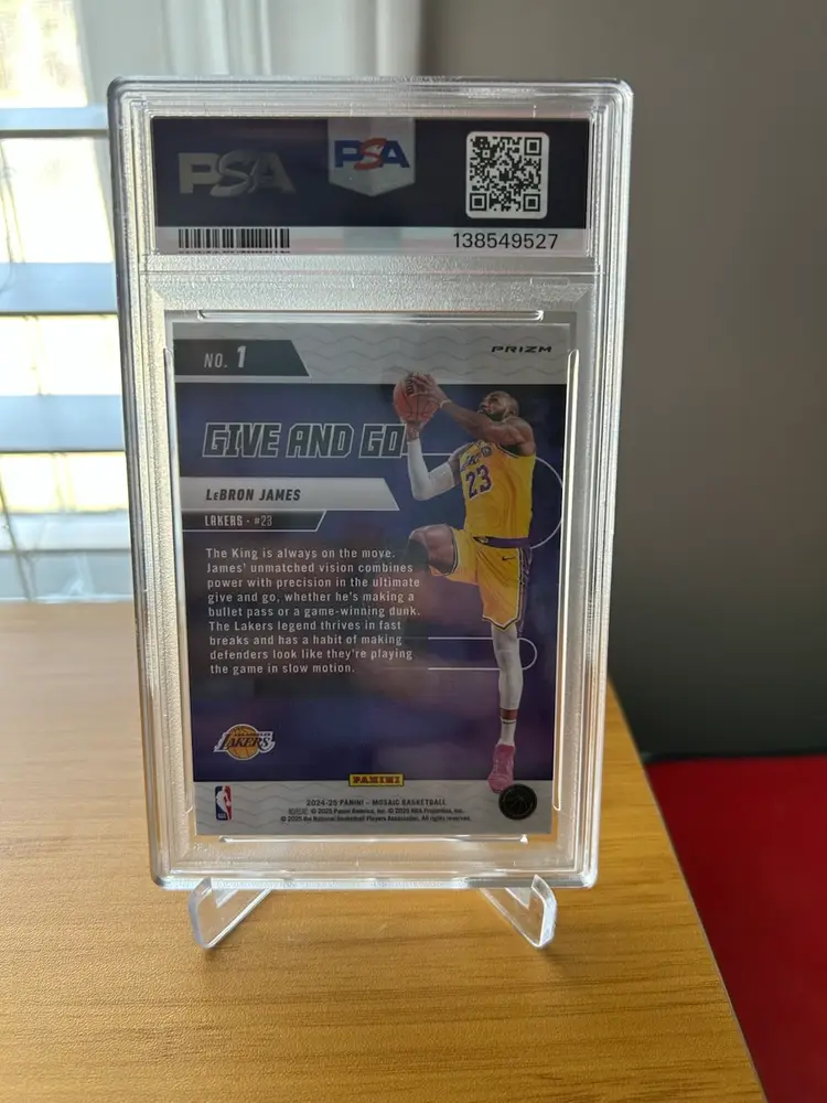2024 Mosaic Lebron James Give And Go Mosaic Prizm PSA 9 No. 1
