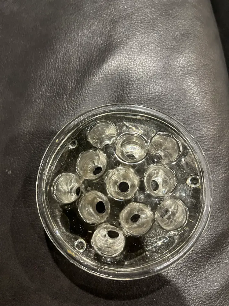 Vintage Glass Flower Frog