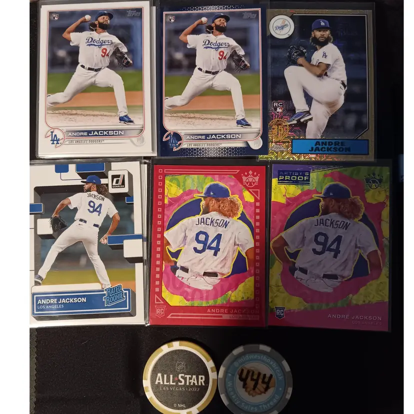Andre Jackson RC lot - Pittsburgh Pirates