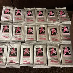 Star Trek 1991 25th Anniversary Trading Cards 18 Packs Sealed Collectible