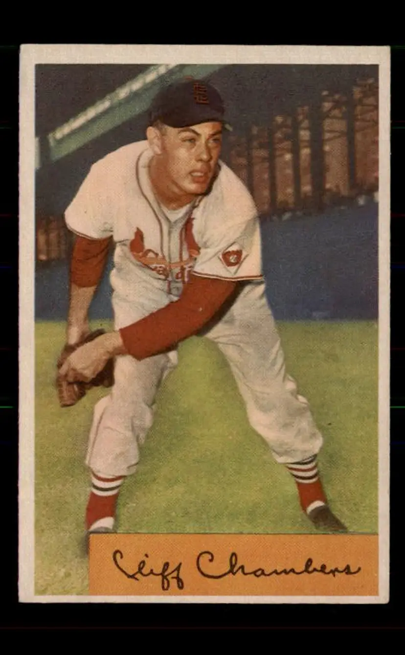 1954 Bowman #126 Cliff Chambers - (pk-tl3) - St. Louis Cardinals