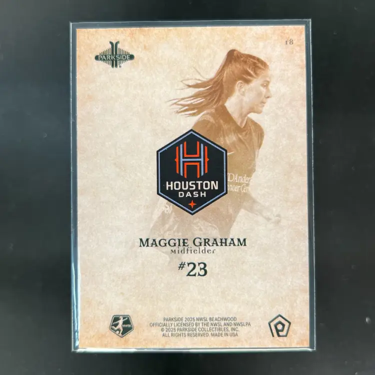 Maggie Graham 2025 Parkside Beachwood Brand Deco /300 Soccer Card