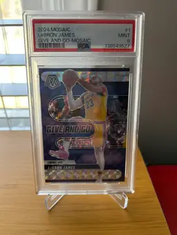 2024 Mosaic Lebron James Give And Go Mosaic Prizm PSA 9 No. 1