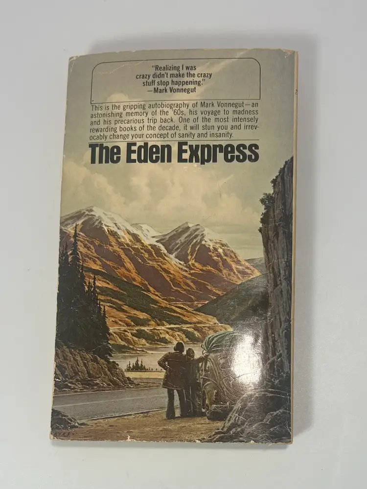 Vintage 'The Eden Express' by Mark Vonnegut Bantam Paperback Book 1976