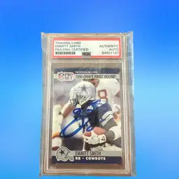 1990 Emmit Smith PSA Authentic Auto
