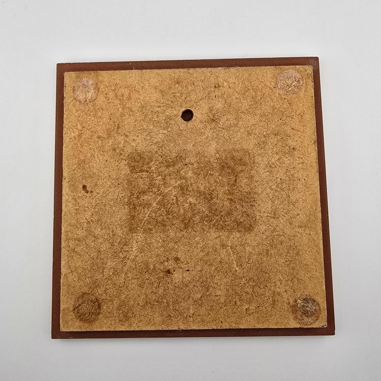 Vintage Sun Red Clay Art Tile