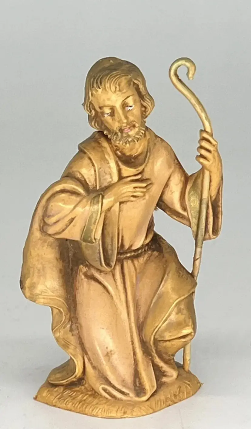 Vintage 1983 Fontanini Nativity Kneeling 3” Joseph Figure Figurine Depose Italy