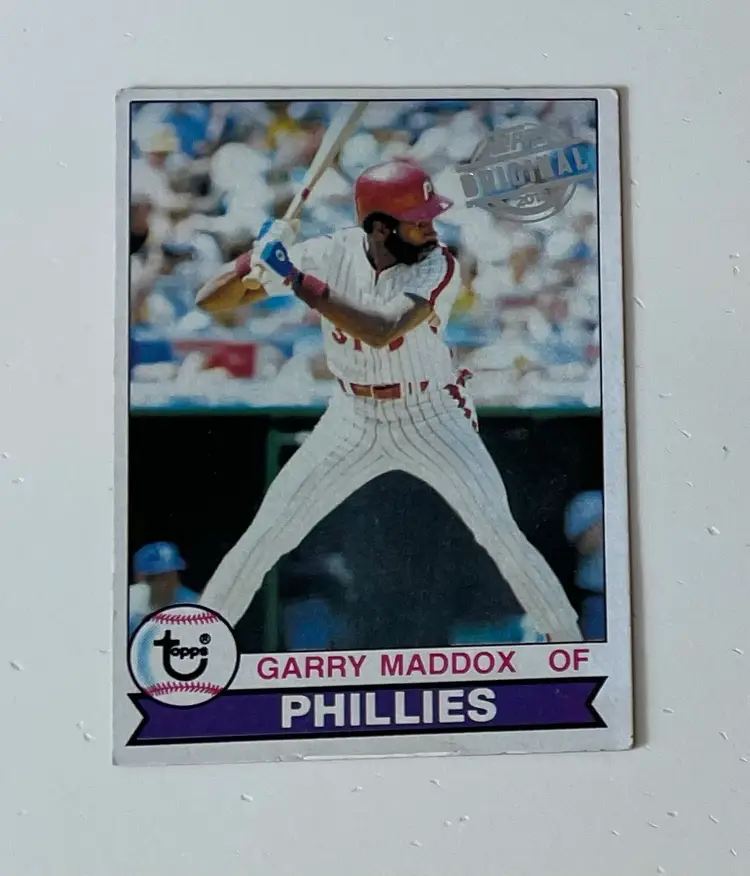 Garry Maddox Stamped Buyback Philadelphia Phillies