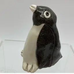 Perfectly Derpy Pottery Penguin