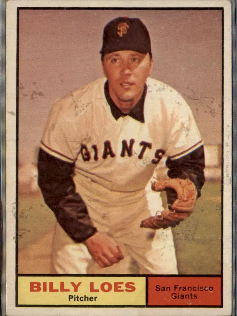 1961 Topps #237 Billy Loes - ( ) - San Francisco Giants