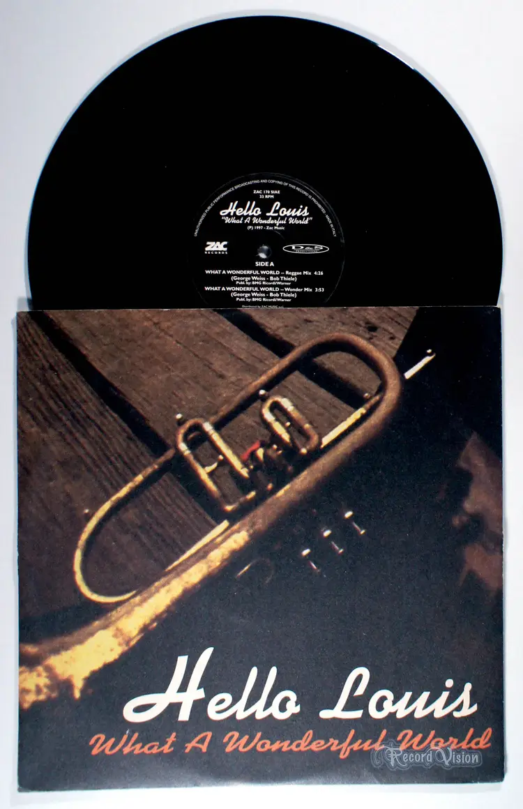 Hello Louis Armstrong - What a Wonderful World (12″ Single) (1997) Vinyl Remix