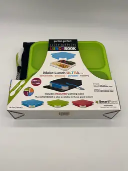 Smart Planet Portion Perfect Ultra Thin Lunch Book Set