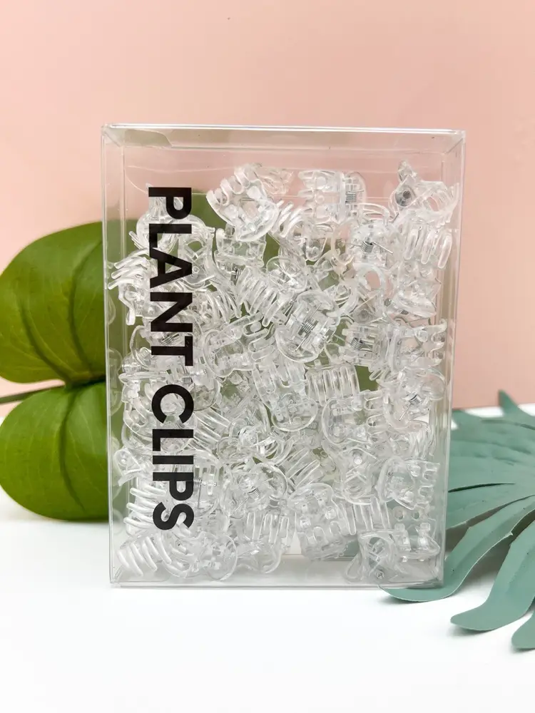 Clear Plant Clips (Regular) - Set of 50