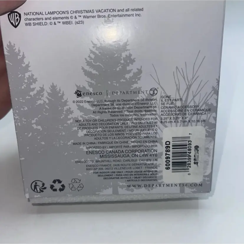 Snow Village National Lampoons Christmas Vacation Gone #6009789 Clark Margot