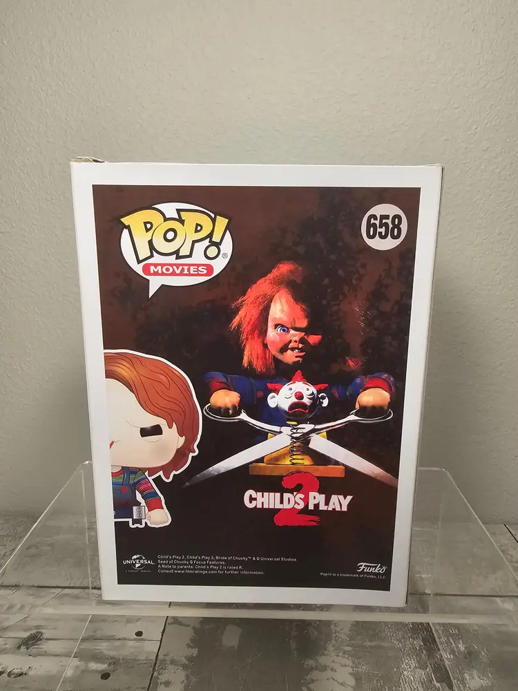 Child’s Play 2 CHUCKY ON CART Hot Topic Exclusive Funko Pop! Movies 658