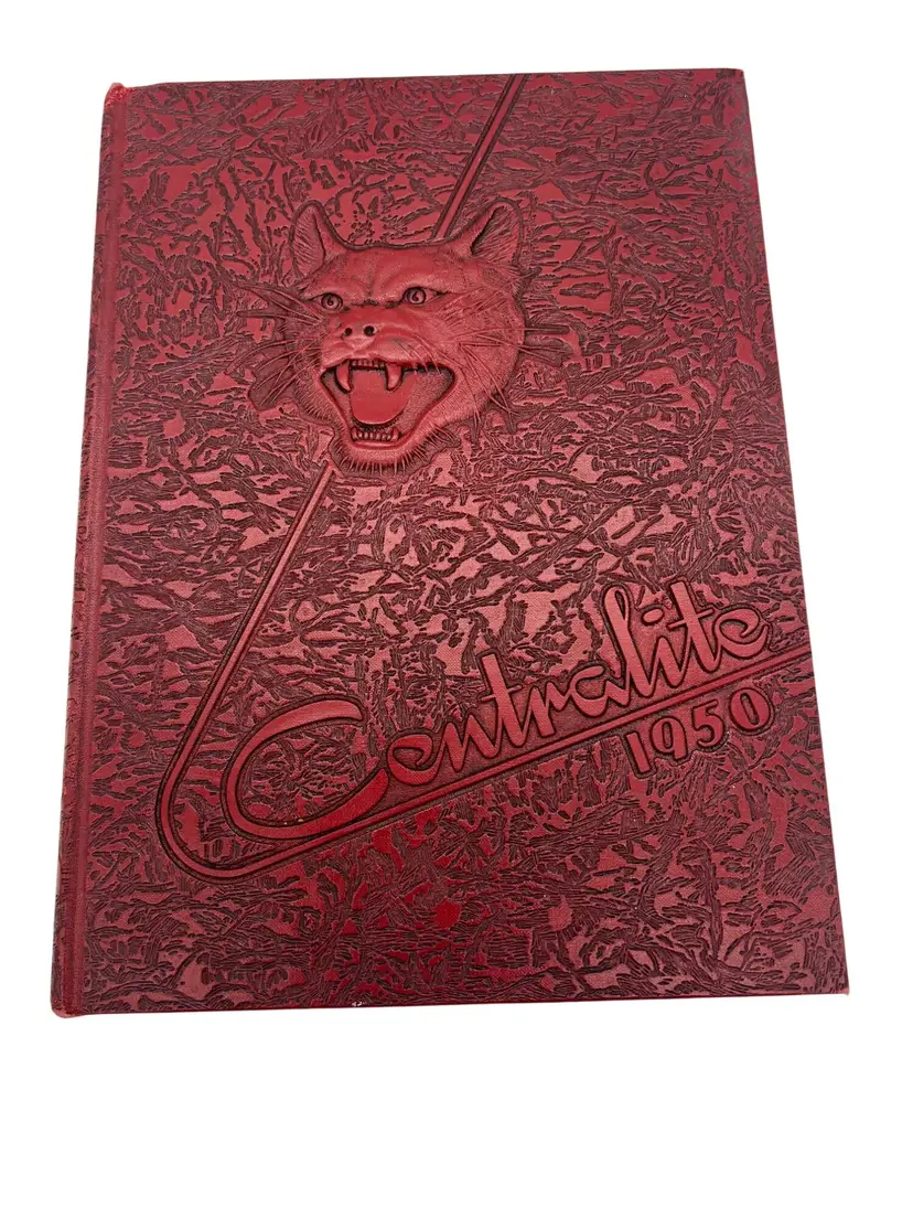 1950 Centralite Yearbook Central High School Bobcats Vintage Knoxville Tennessee