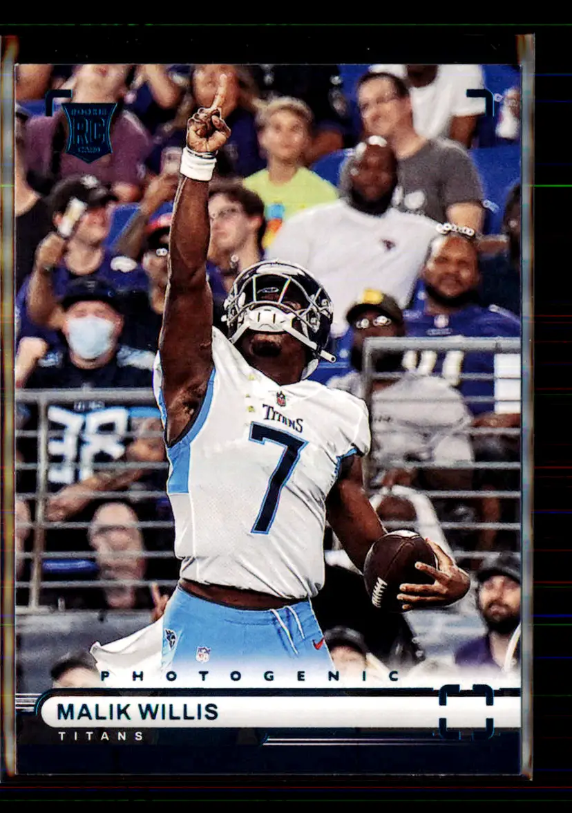 Malik Willis 2022 Panini Chronicles Photogenic Teal #PH-29 - (113) - Tennessee Titans