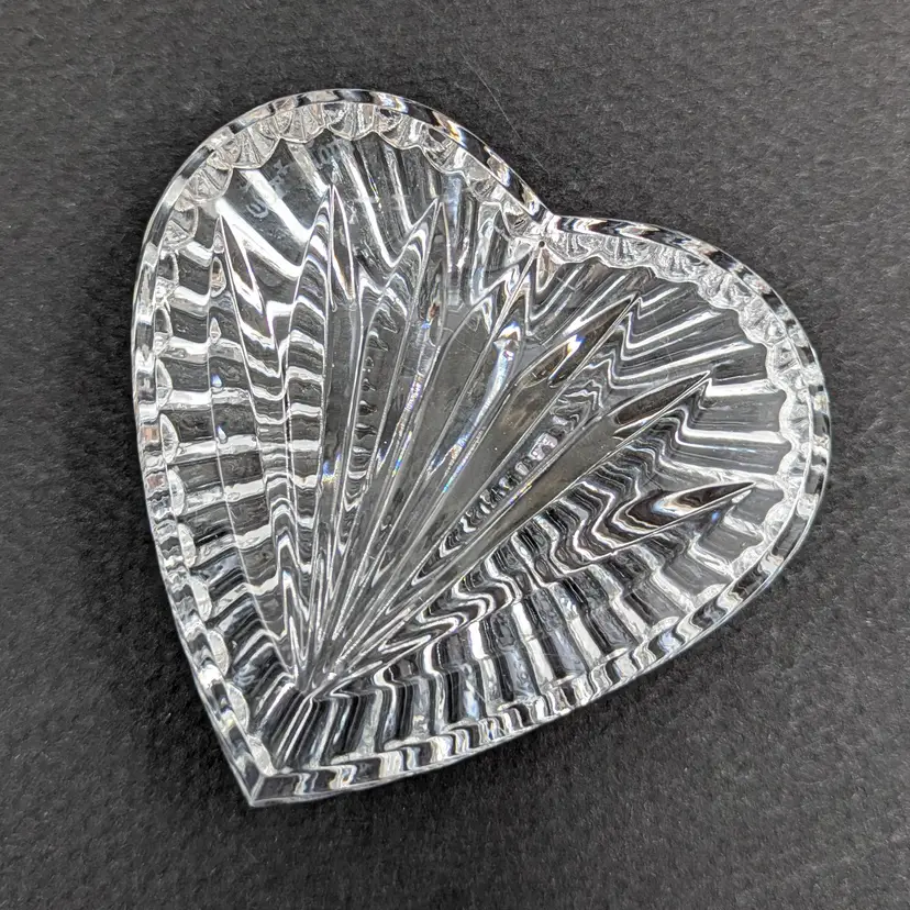 Waterford Crystal Heart Shaped Paperweight