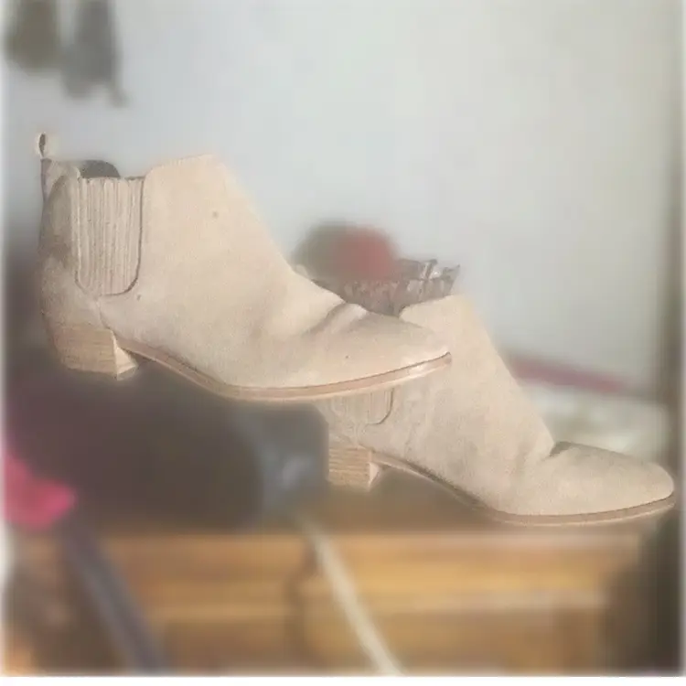Michael Kors tan Suede Ankle Booties