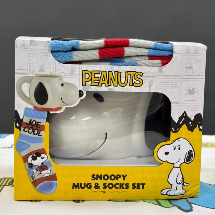 Snoopy Mug and Sock Combo