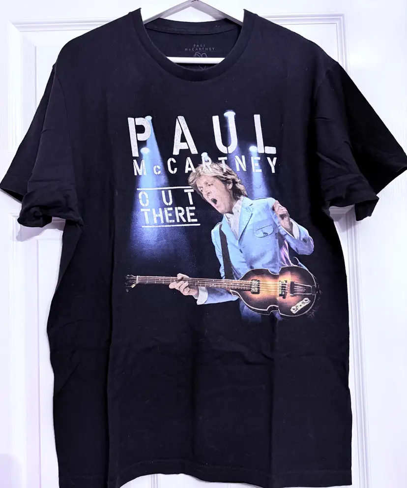 Paul McCartney Tour black T-shirt size L