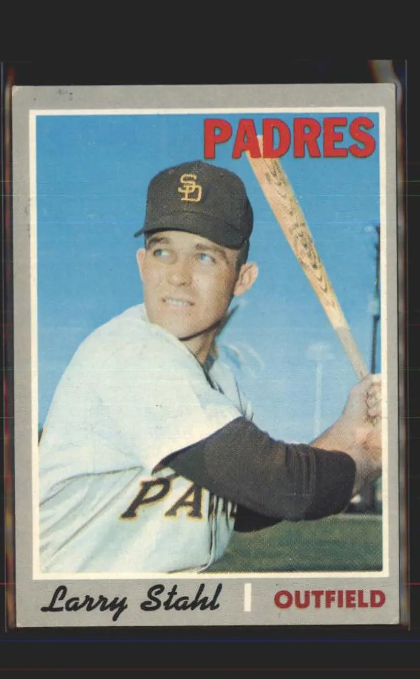 Larry Stahl 1970 Topps #494 - (pk6) - San Diego Padres